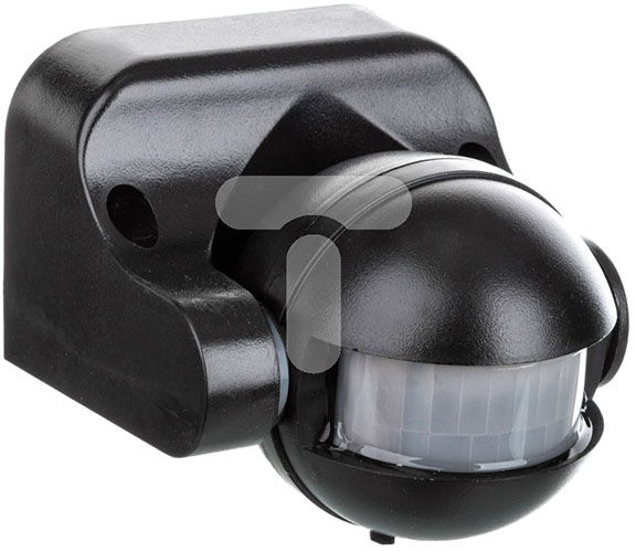 GTV Czujnik ruchu CR-1 1200W AC 220-240V 180 st. IP44 natynkowy czarny