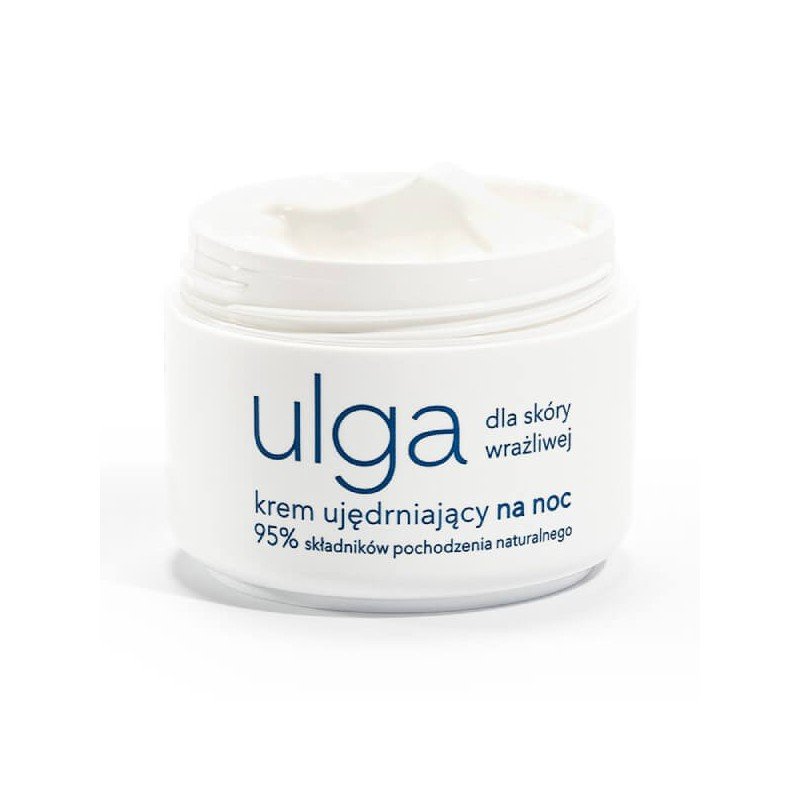 Ziaja Ulga dla skóry wrażliwej krem ujędrniający na noc redukujący podrażnienia 50 ml