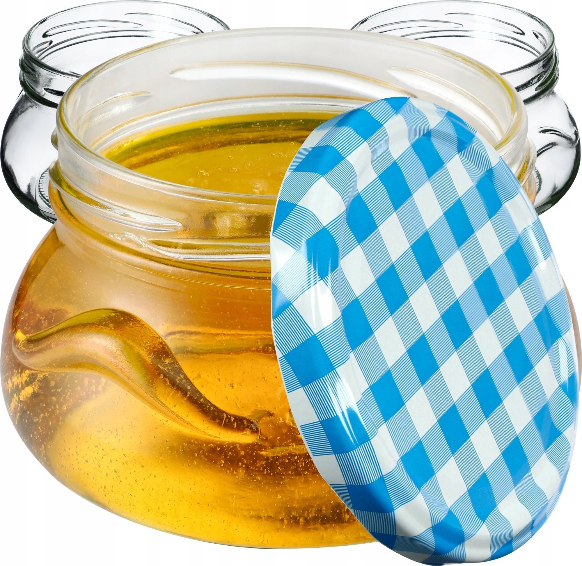 Kadax 10 szt. Słoik Szklany 300ml Na Dżem + Wieczko fi82