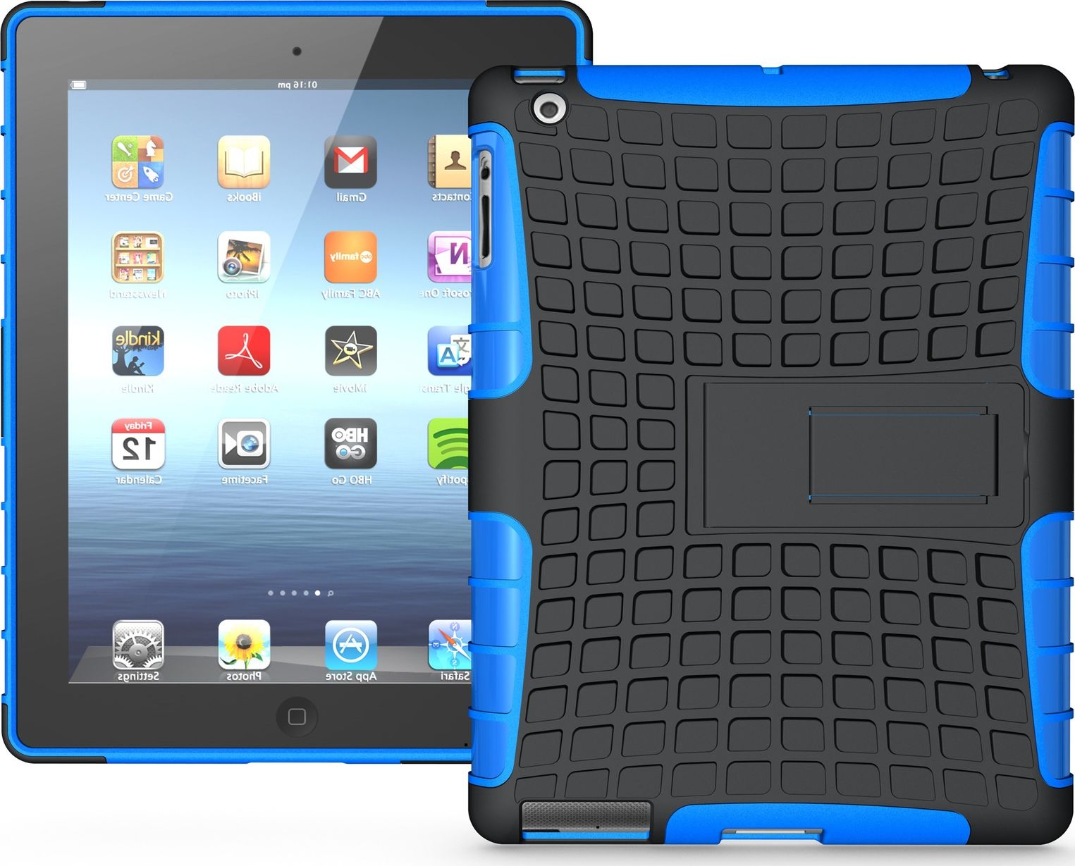 Etui na tablet Mobilari PANCERNE OBRACANE ETUI DO APPLE iPAD 2 3 4 M222A019