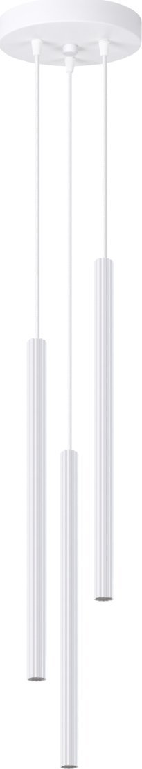 Lampa wisząca Sollux Lighting SOLLUX Lampa wisząca ARCHE 3P biała 3 x G9 SL.1340
