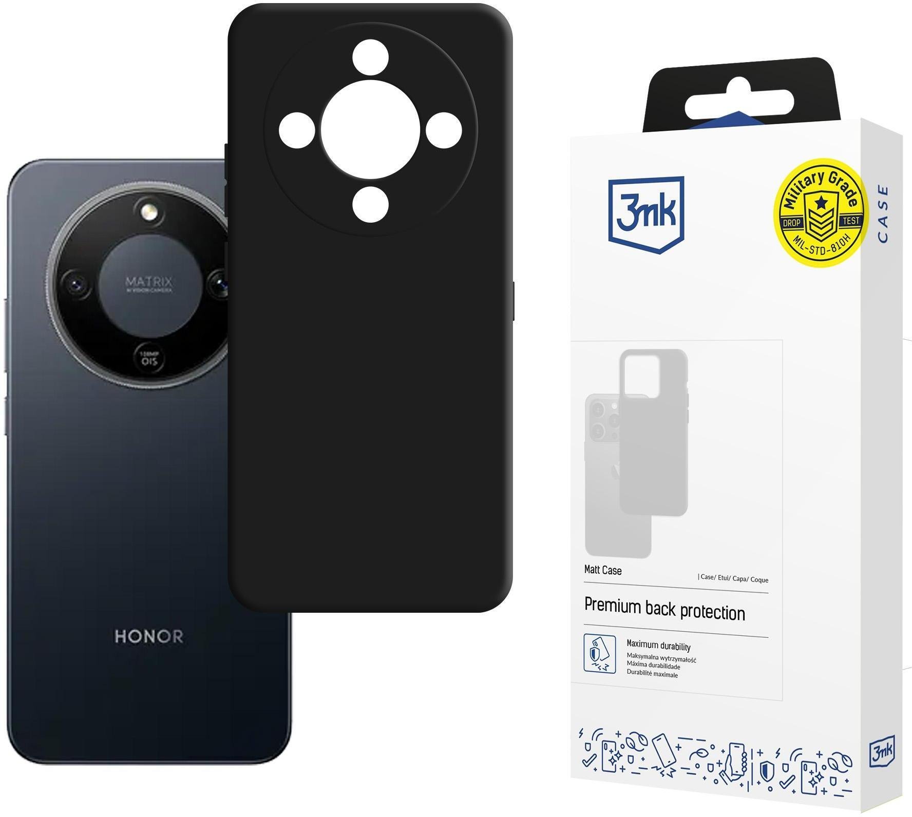 3mk Matt Case do Honor Magic 8 Lite