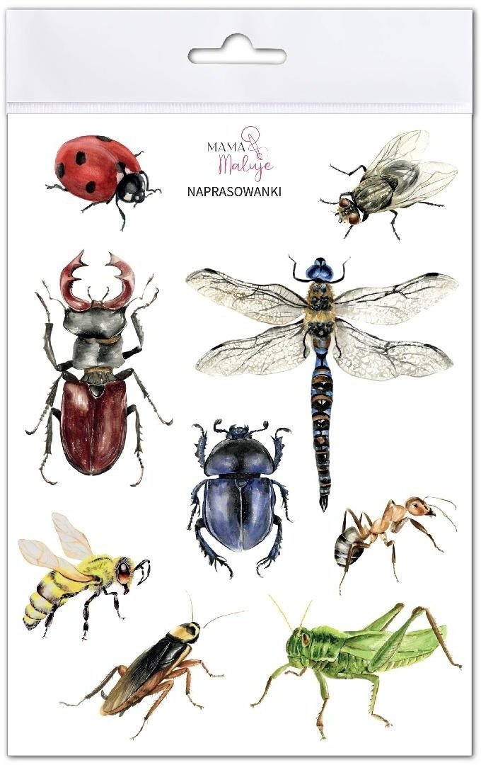 Mama Maluje Naprasowanki Owady