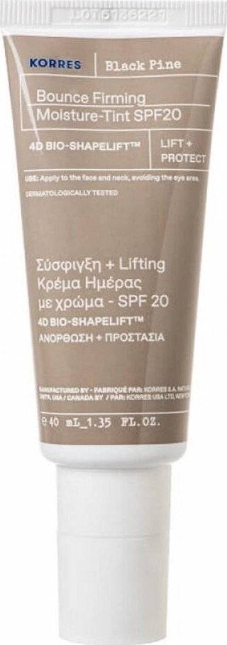 Korres Black Pine Koloryzujący krem do twarzy SPF20 40ml