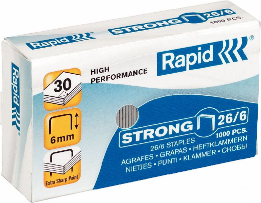 Esselte zszywki RAPID STRONG 26/6 1M (24861400)