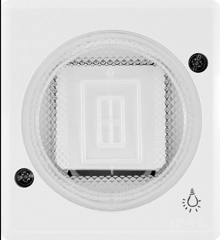 KOS Przycisk światło trol Line hermetyczny IP44 biały (100403)