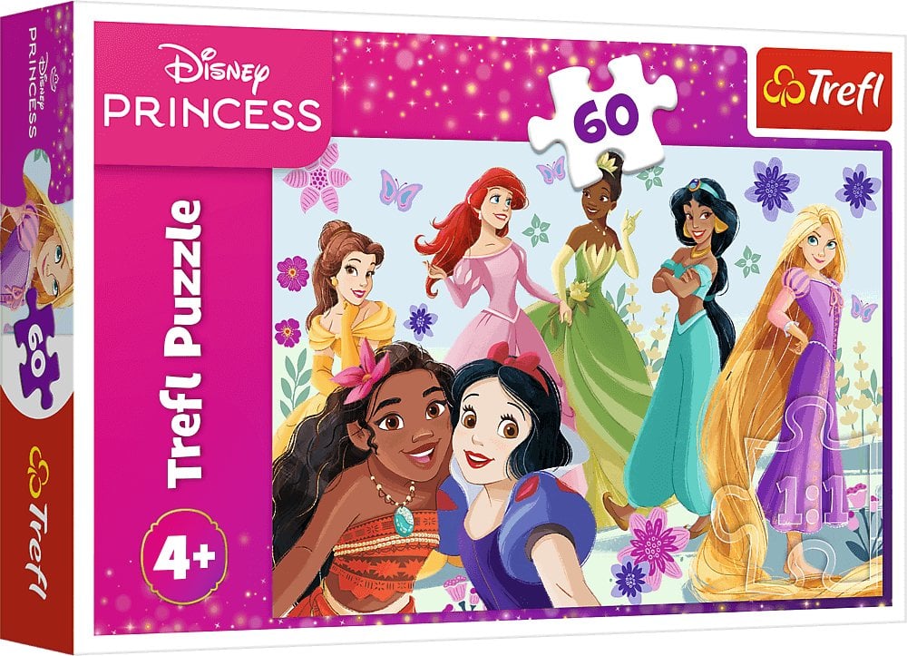 Trefl Puzzle Disney Księżniczki w akcji 60 elementów (17409)