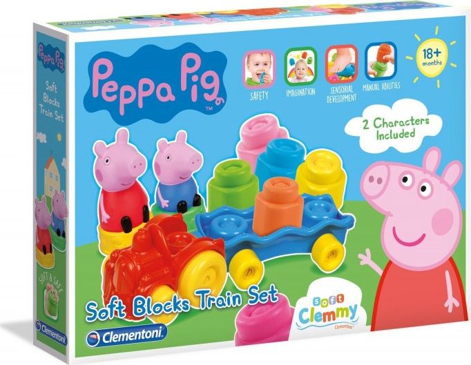 Clementoni Zestaw kloców Clemmy Peppa Pig