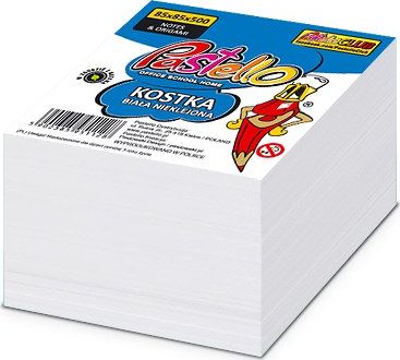 Pastello Kostka nieklejona białA 85x85X50 mm ECO Pastello