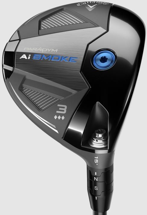 CALLAWAY morele Kij golfowy fairway wood Callaway PARADYM Ai SMOKE Triple Diamond FW3 (15 stopni, szaft Denali 80, Stiff)