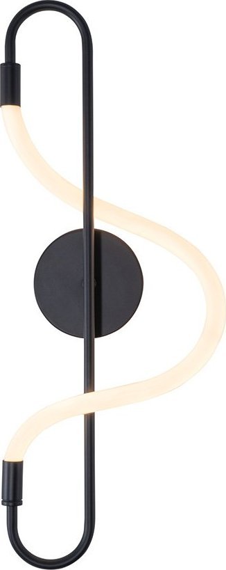 Kinkiet Zumaline Kinkiet LED 10W BALBO 20006WB-BK Zuma Line