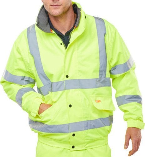 BEESWIFT Kurtka ostrzegawcza BEESWIFT Bomber, rozm. XXL, żółta