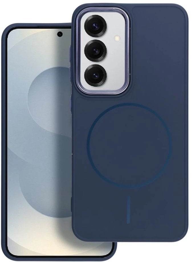 Futerał FRAME MAG COVER kompatybilny z MagSafe do SAMSUNG A17 granatowy