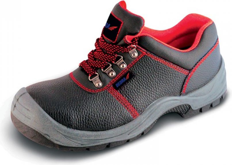 Dedra Półbuty bezpieczne skórzane ze stalowym podnoskiem rozmiar 39 (BH9P1A-39)