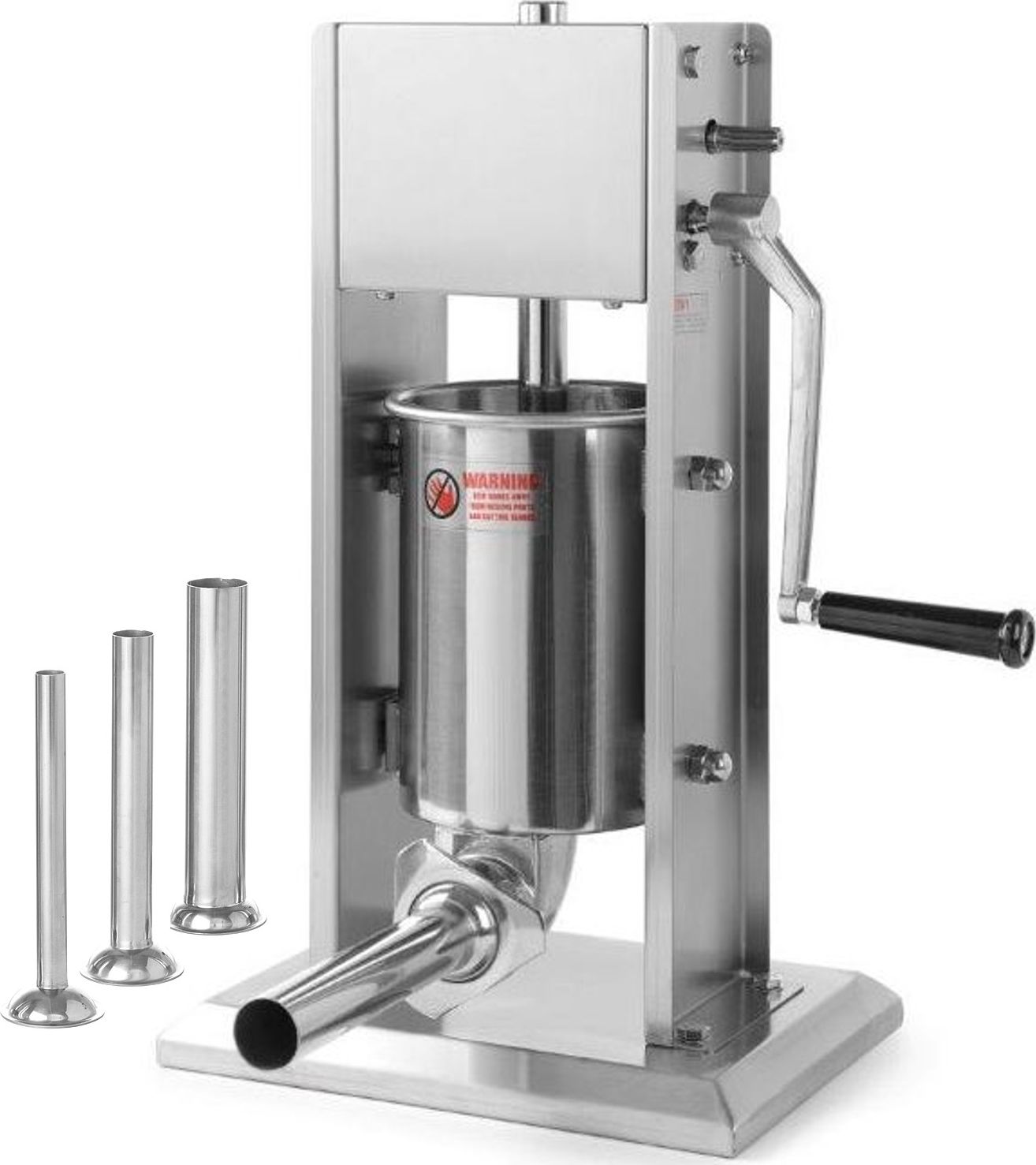 Hendi Nadziewarka napełniacz szpryca do kiełbas pionowa PROFI LINE 5L + lejki Hendi 282588 Nadziewarka napełniacz szpryca do kiełbas pionowa PROFI LIN