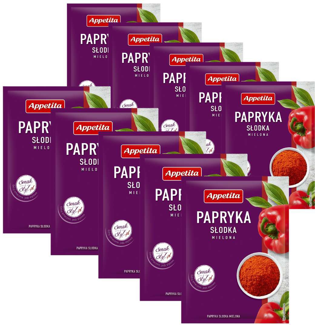 Appetita Papryka słodka mielona 20 g x 10 sztuk