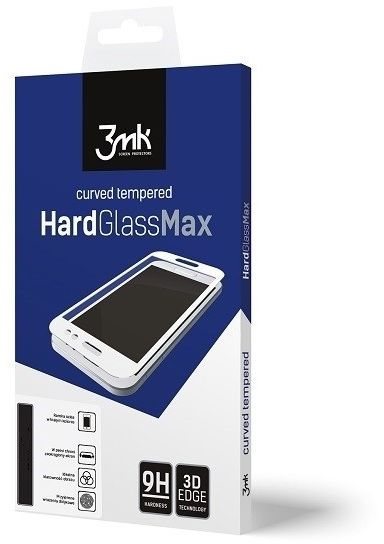 3MK HardGlass MAX iPhone 8 Plus czarny szkło hartowane fullscreen 9h (3M000248)