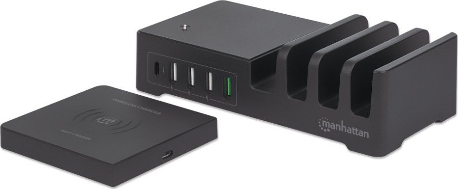 Ładowarka Manhattan 4x USB-A 1x USB-C 3 A (102230)