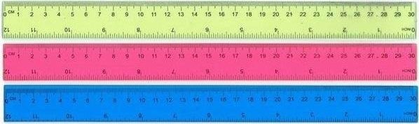 FANDY Linijka 30cm MIX