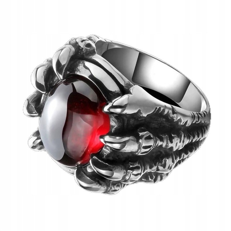 PIERŚCIEŃ SYGNET Kamień GOTYCKI Mroczny 394