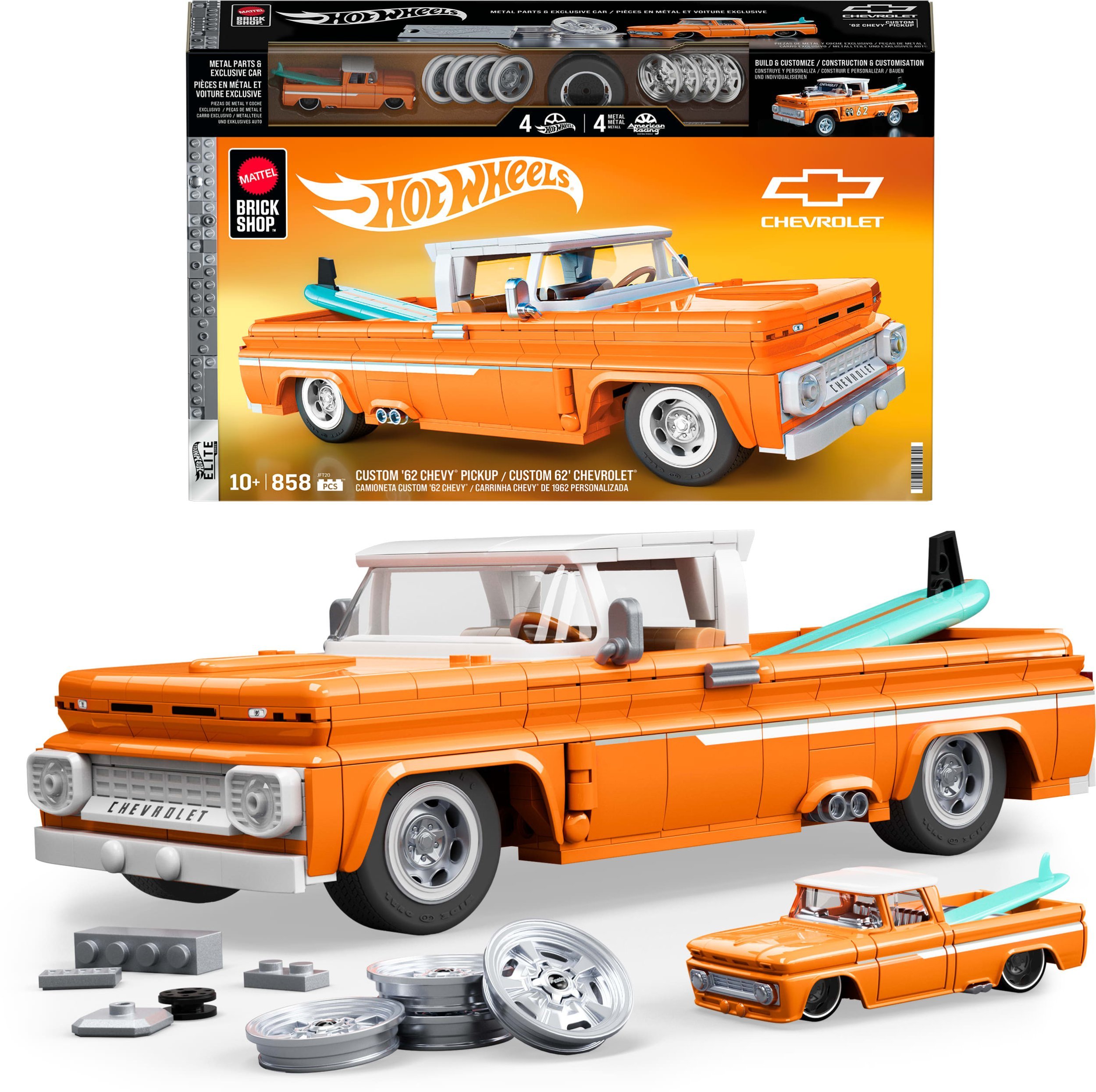 Brick Shop Hot Wheels Elite Series Custom 62 Chevy Pickup JFW70 JFT20