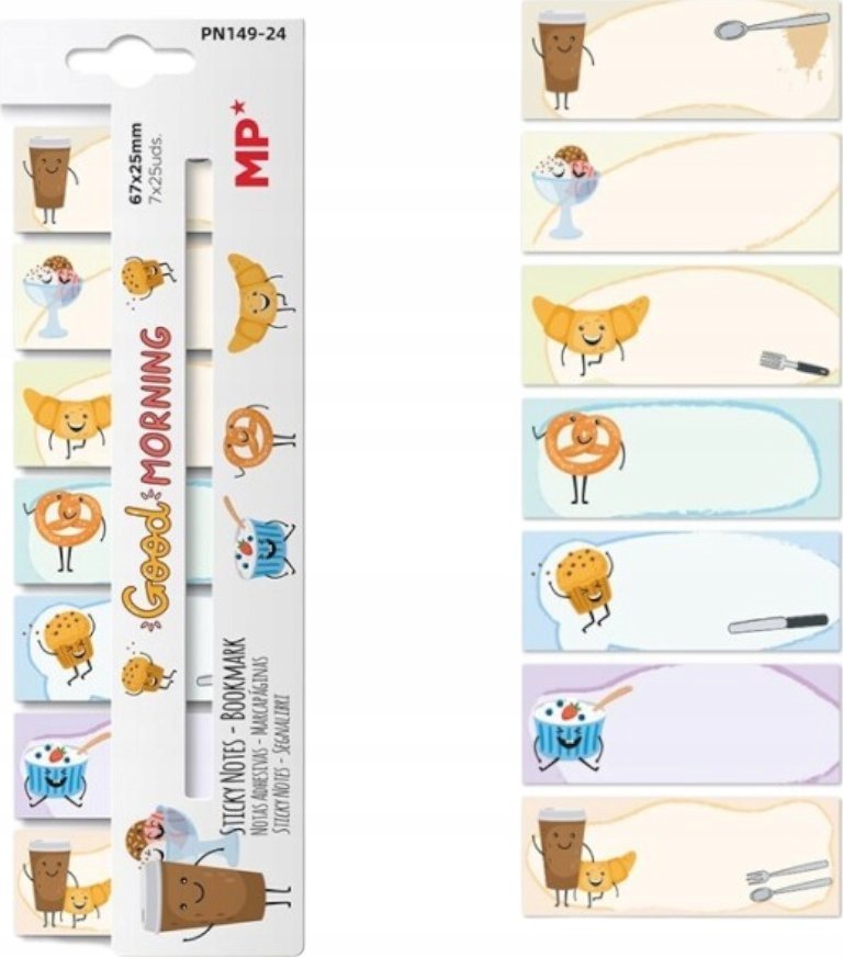 Teka Karteczki samoprzylepne indeksuj±ce Good morning