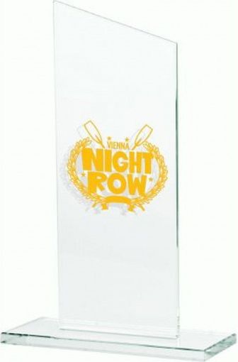 Victoria Sport Trofeum szklane grawerowane + wypełnienie farbą M72C