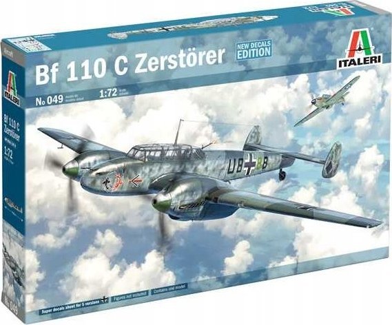 Italeri Model do sklejania BF-110C Zerstorer 1/72