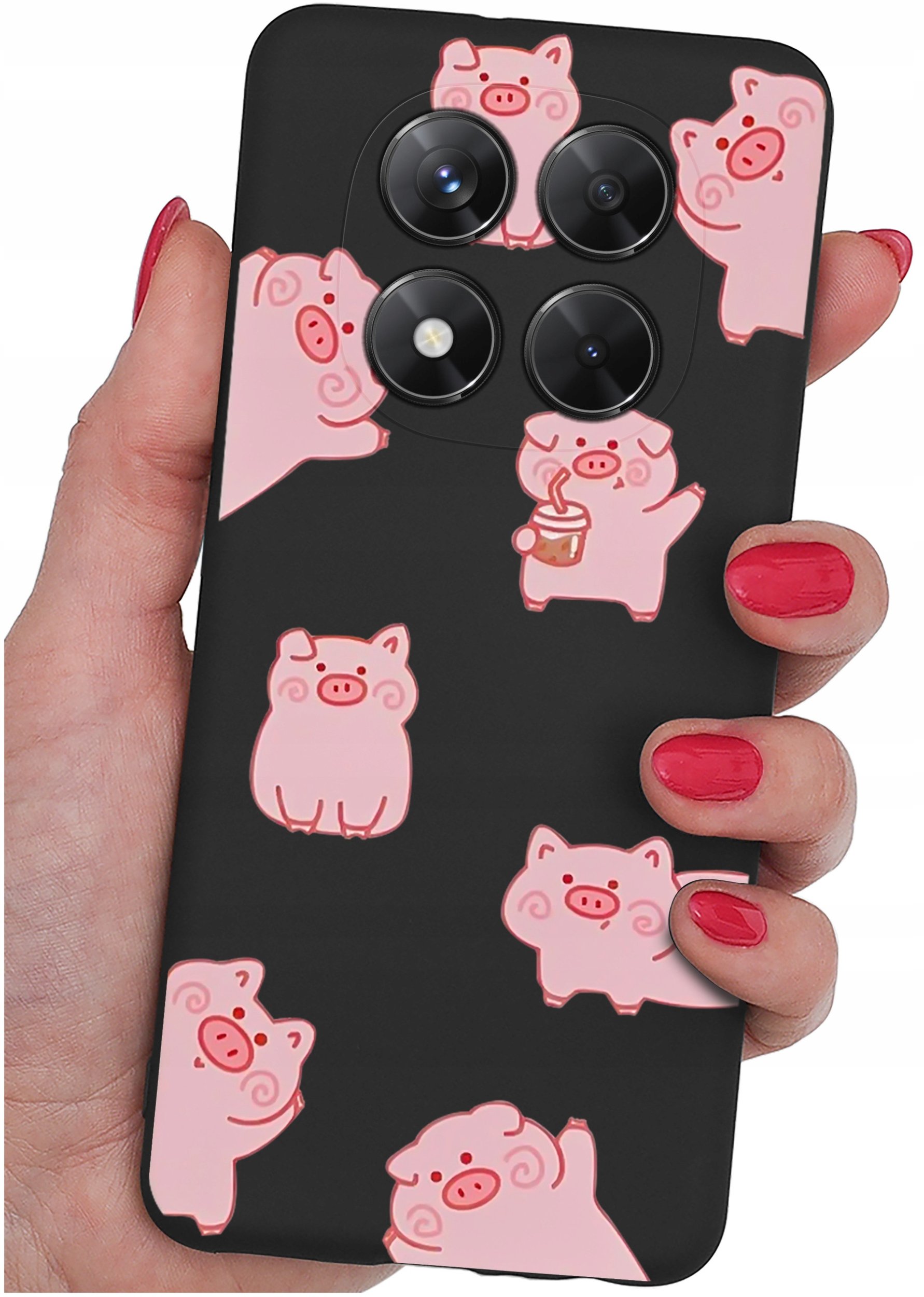 ETUI do Xiaomi Redmi Note 14 Pro 5G | WZORY | SILIKONOWE MATT CASE