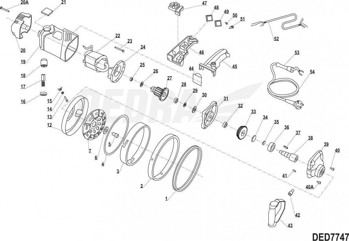 Dedra Koło zębate odbiorcze