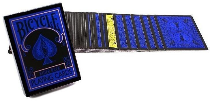 Karty Reverse Blue&Black BICYCLE EDUKAMP