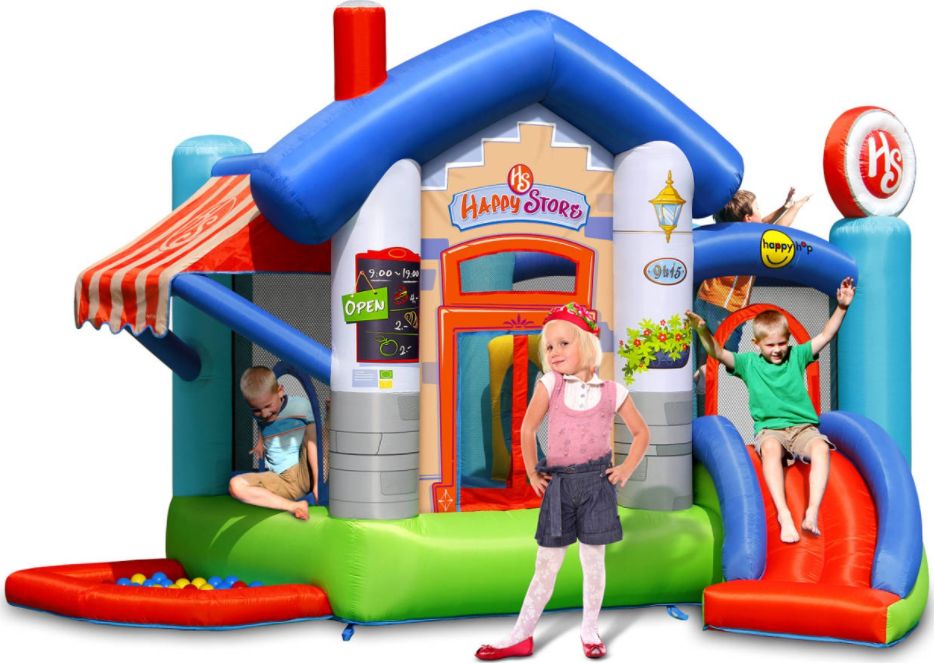 DK Dmuchaniec Happyhop Zamek Dmuchany Happy Store Zjeżdżalnia Trampolina