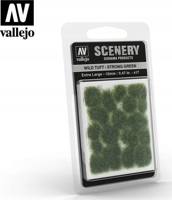 Vallejo Vallejo: Scenery - Wild Tuft - Strong Green 12x17