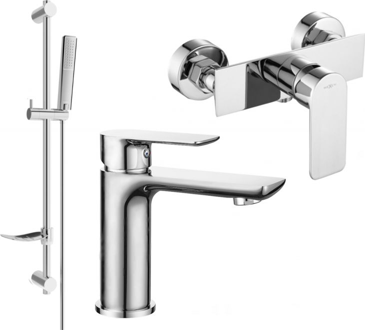 Mexen Mexen Alfa DF72 zestaw prysznicowy, chrom - 745704DF72-00