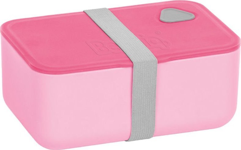 Paso Paso Śniadaniówka różowa z gumką