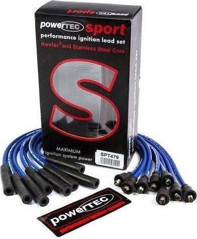 Powertec Przewody zapłonowe LAND ROVER DISCOVERY RANGE ROVER 3.9 4.0 4.6 V8 Czerwone