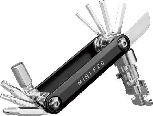 Topeak Zestaw narzędzi (scyzoryk) Topeak Mini P20, 20 funkcji, czarny