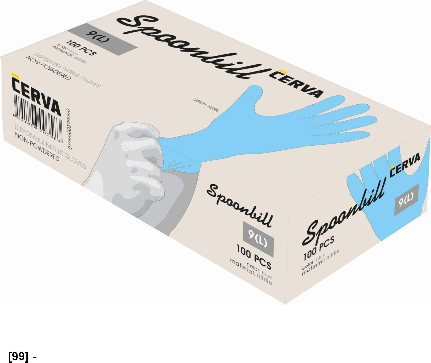 CERVA SPOONBILL - rękawice chemiczne jednorazowe 7