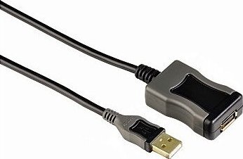 Hama USB 2.0 Extension USB cable 5 m USB A Black standard