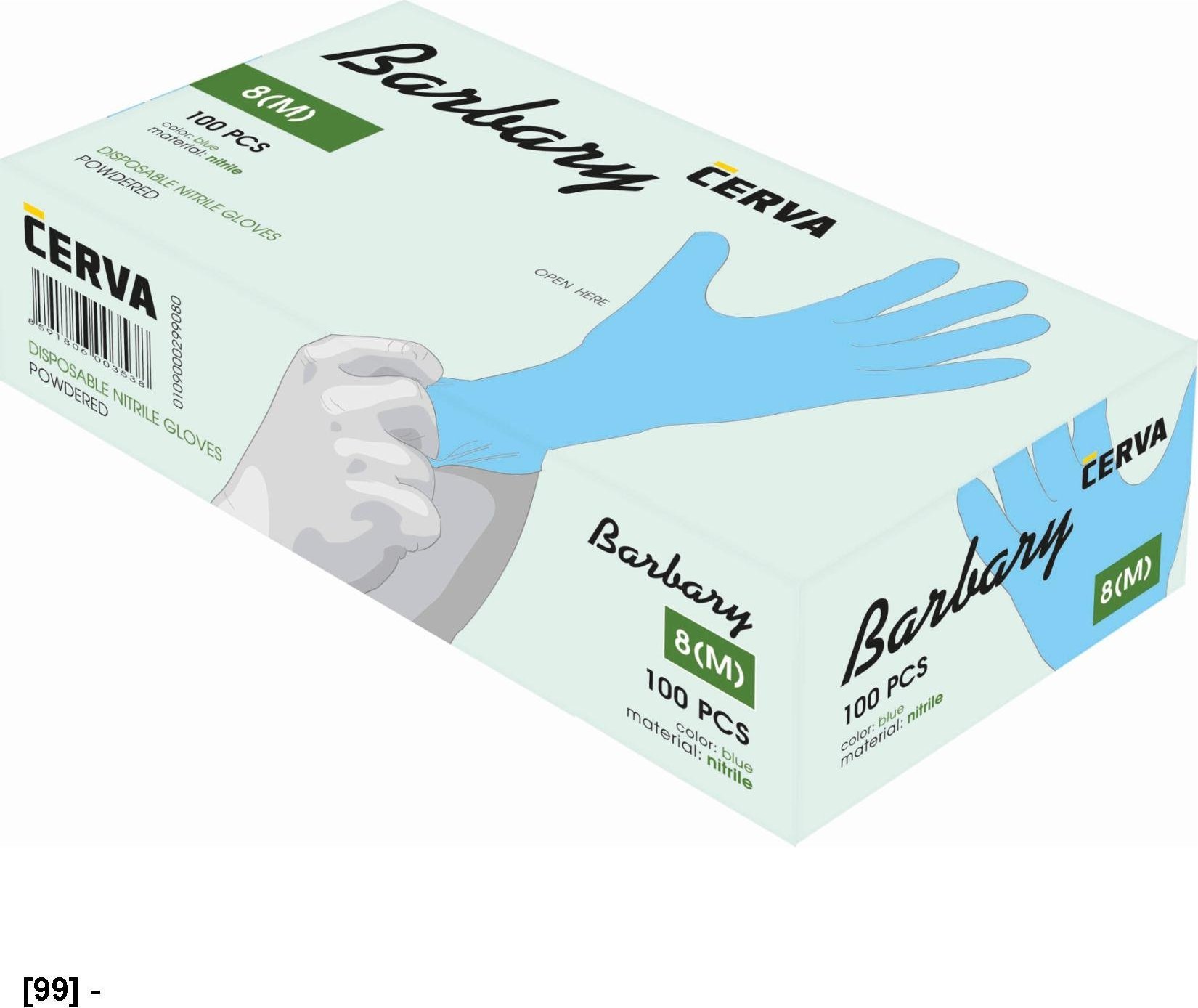 CERVA BARBARY - rękawice chemiczne jednorazowe 7