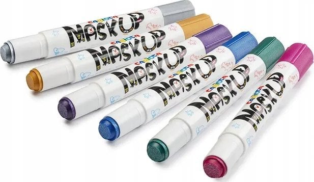 Kredki do twarzy MaskUP metaliczne 6kol CARIOCA