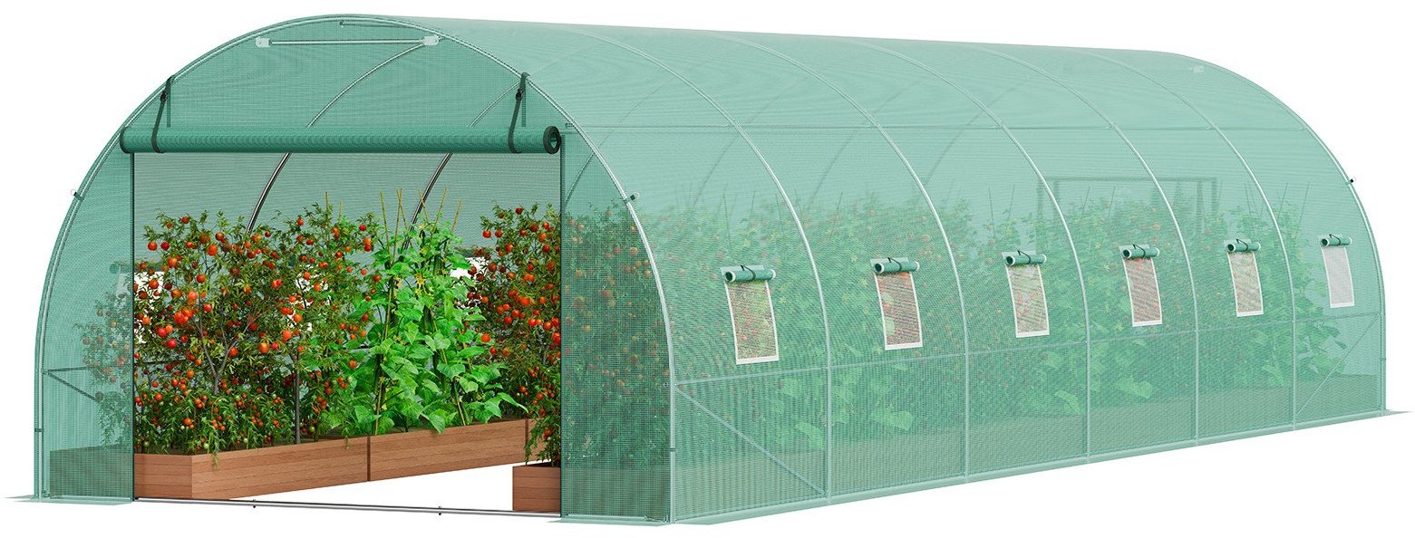 Tunel foliowy ogrodowy szklarnia 26m2 8.9x2.95x2.25 m