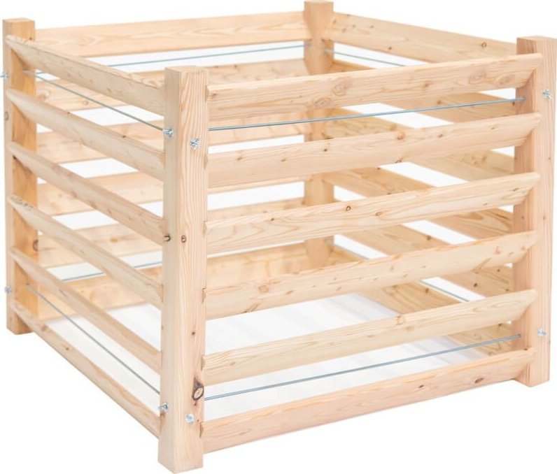 Westmann Westmann Kompostownik z drewna modrzewiowego Konni M Natura 100x100x80cm