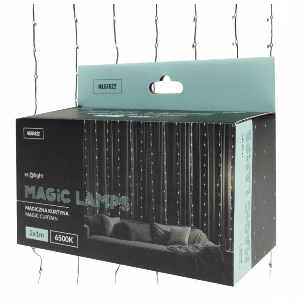 Magiczna kurtyna 200led 2mx1m 6500K,DC5V