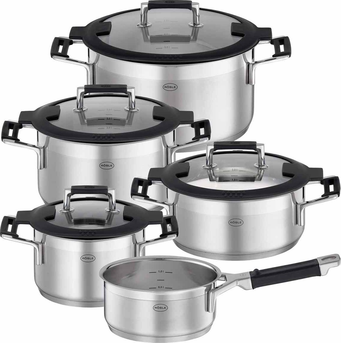 Roesle Zestaw 5cz. garnków Silence Pro