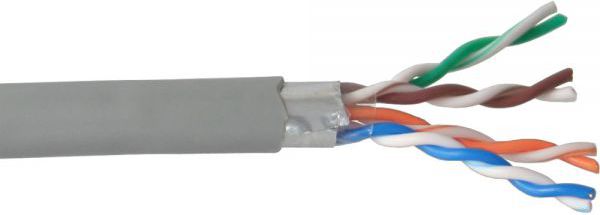 InLine Wytrzymały kabel instalacyjny F/UTP, Cat.5e, AWG24, CCA, PVC, 100m (73198)