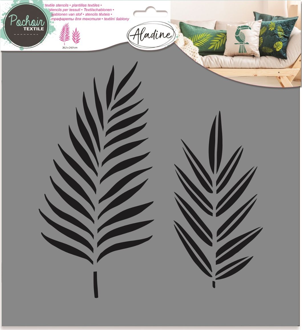 Aladine Szablon 28x28 cm Tropikalne Liście