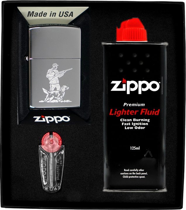 Zestaw ZIPPO Zapalniczka HUNTER Prezentowy No1