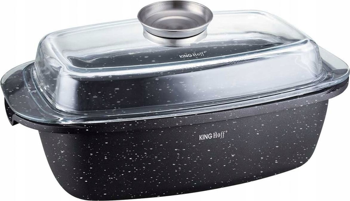 KingHoff Brytfanna marmurowa kinghoff 5,5l +pokrywa kh-1608