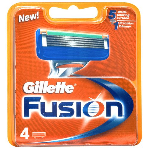 Gillette Fusion Manual 4 wkłady do maszynki do golenia